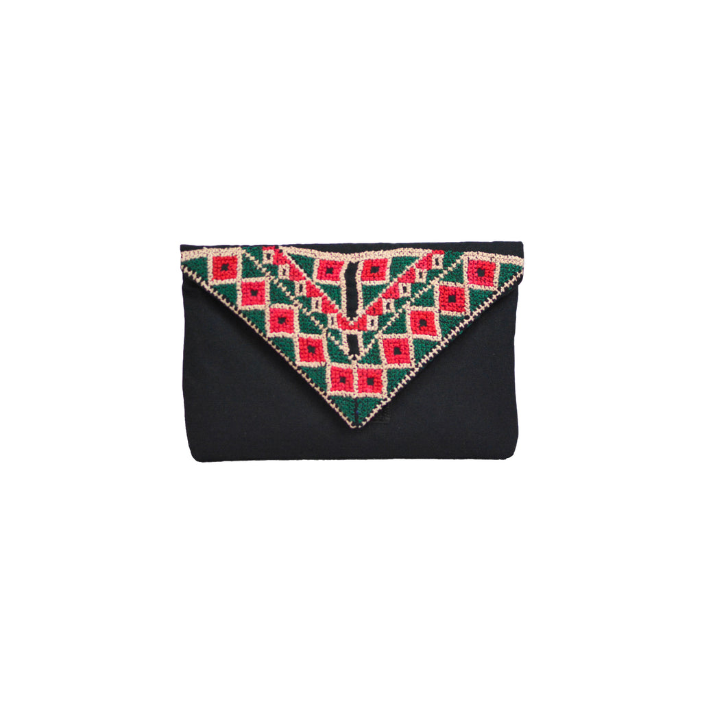 Small Purse-With Red Square and another one with Green square