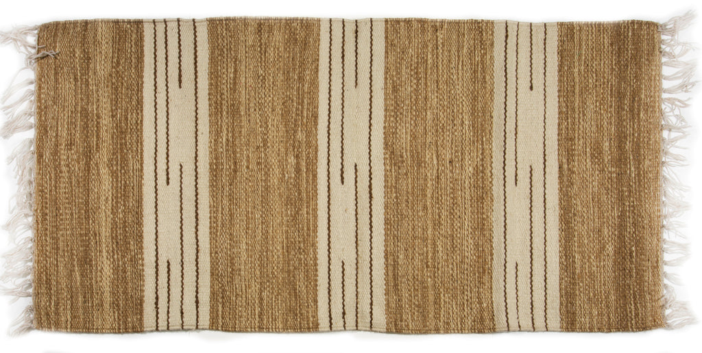 Beige with light Brown Stripes