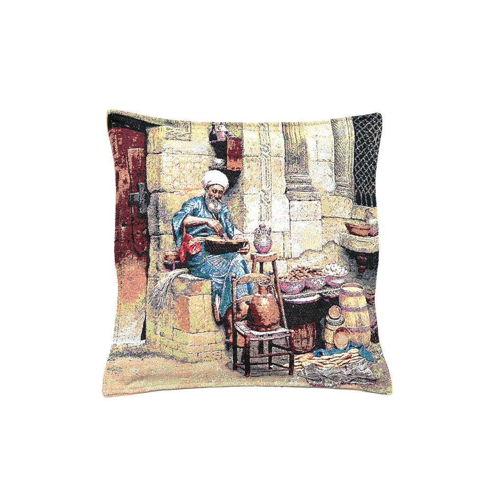 Old Egypt - Friday Market Pillow